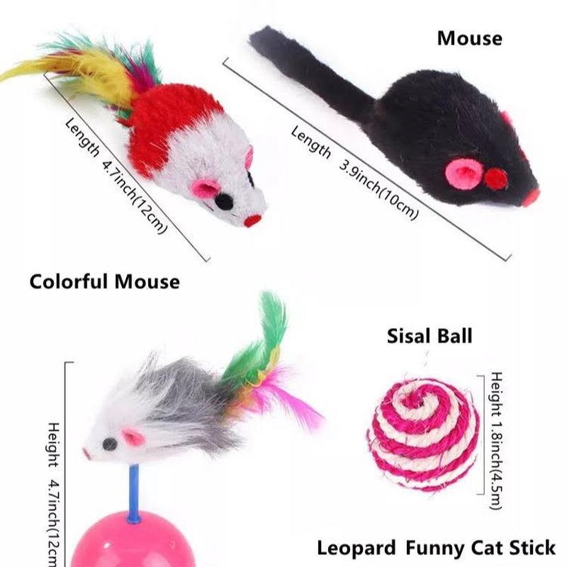 20 Pcs Assorted Cat Toys