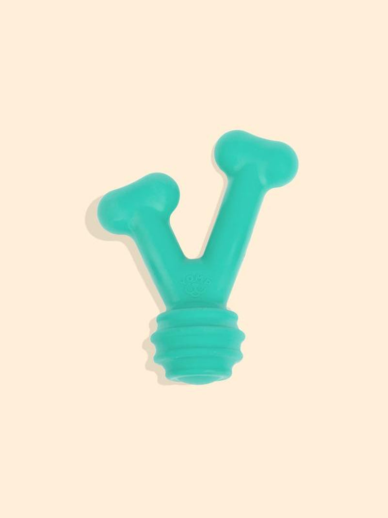 Yomp Funnybone MAX: All-Natural Rubber Dog Toy, Nontoxic, Safe for Pet Play