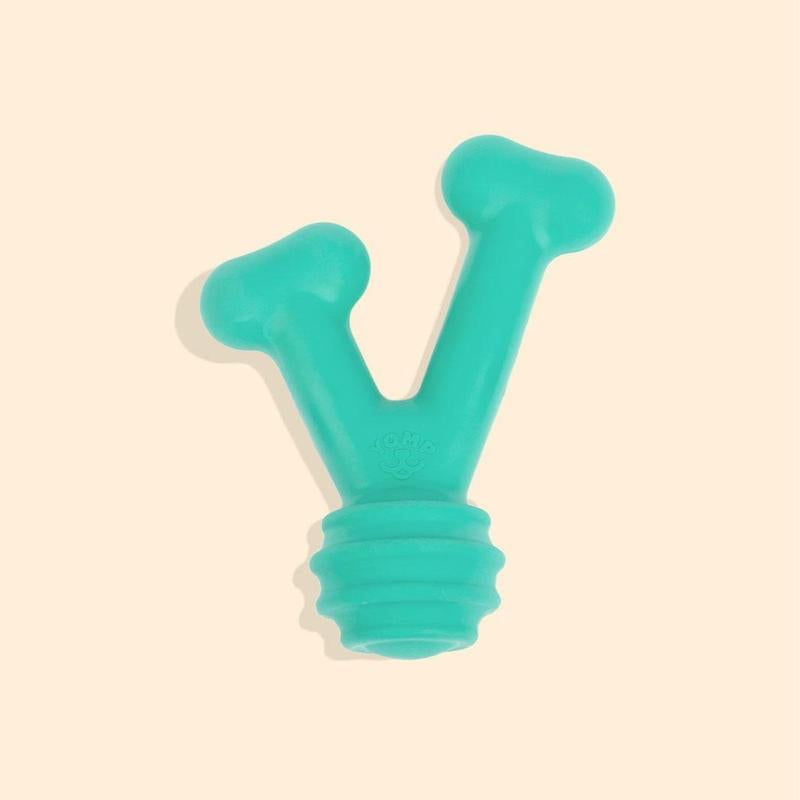 Yomp Funnybone MAX: All-Natural Rubber Dog Toy, Nontoxic, Safe for Pet Play