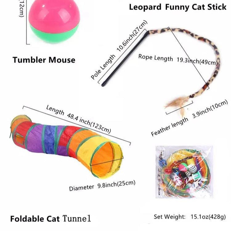 20 Pcs Assorted Cat Toys